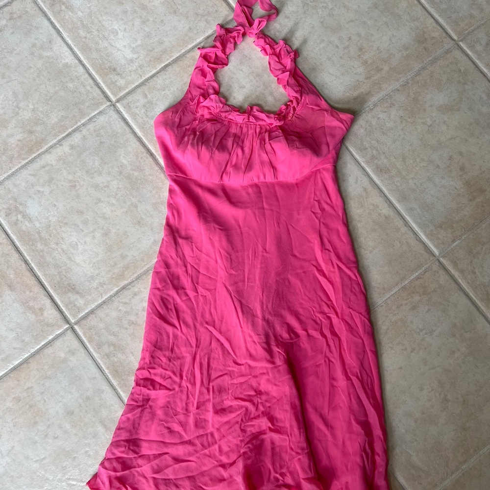 Donna Ricco Vibrant Pink Dress